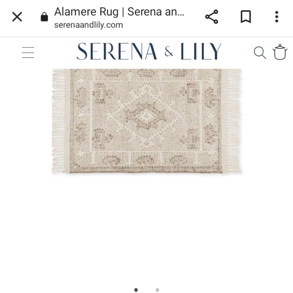 Alamere rug by Serena n Lily